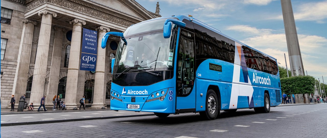 Aircoach in dublin city centre